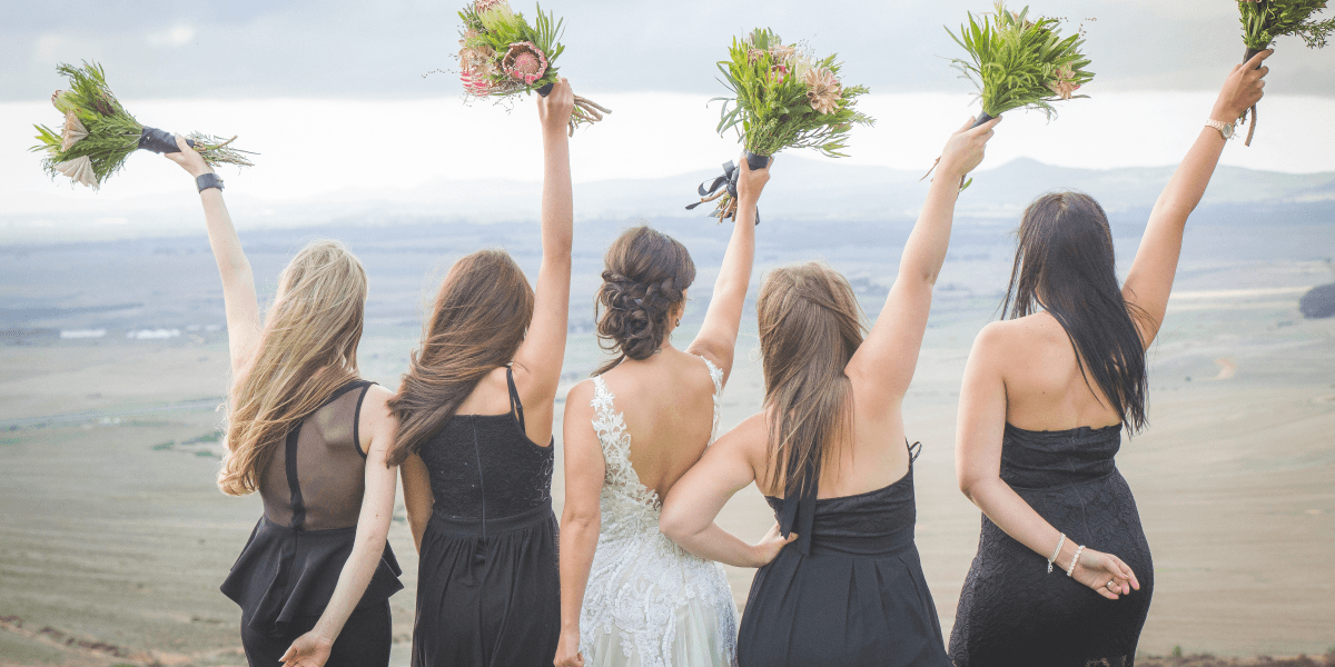 black bridesmaid dresses