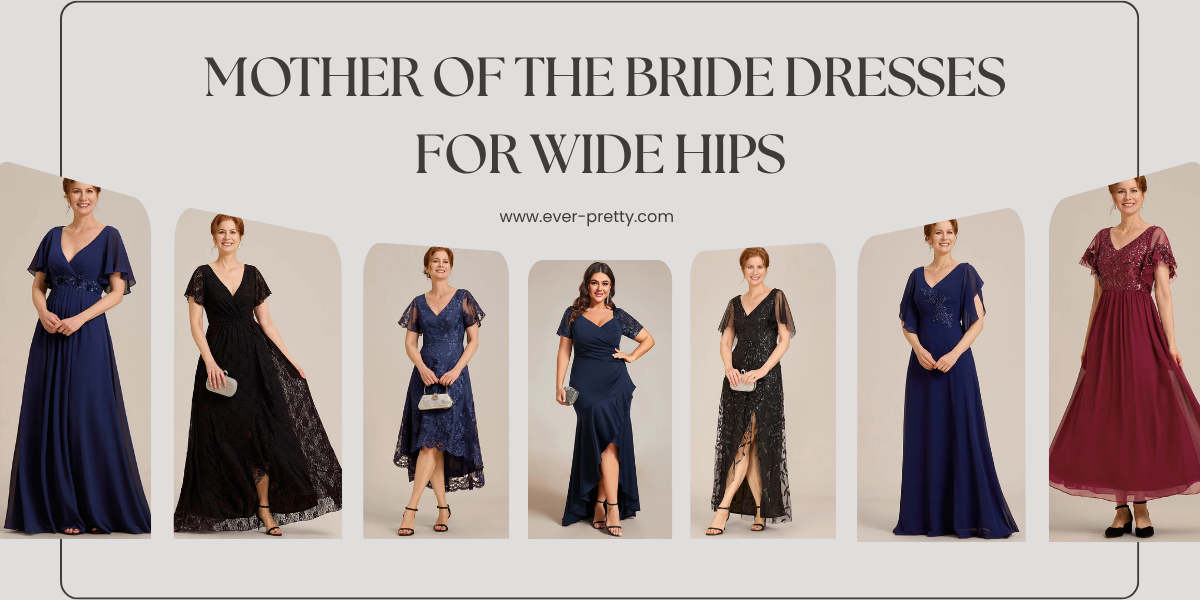 Best Mother of the Bride Dresses for Wide Hips