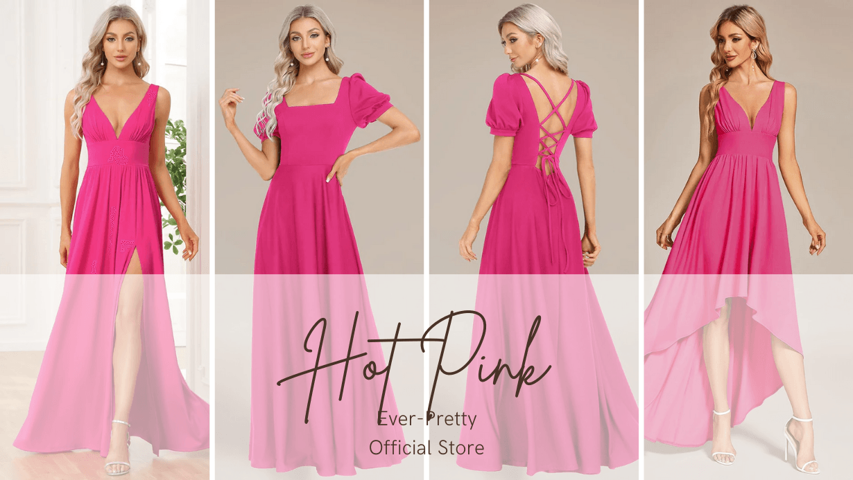Embrace Summer Style with Ever-Pretty's Hot Pink Dresses