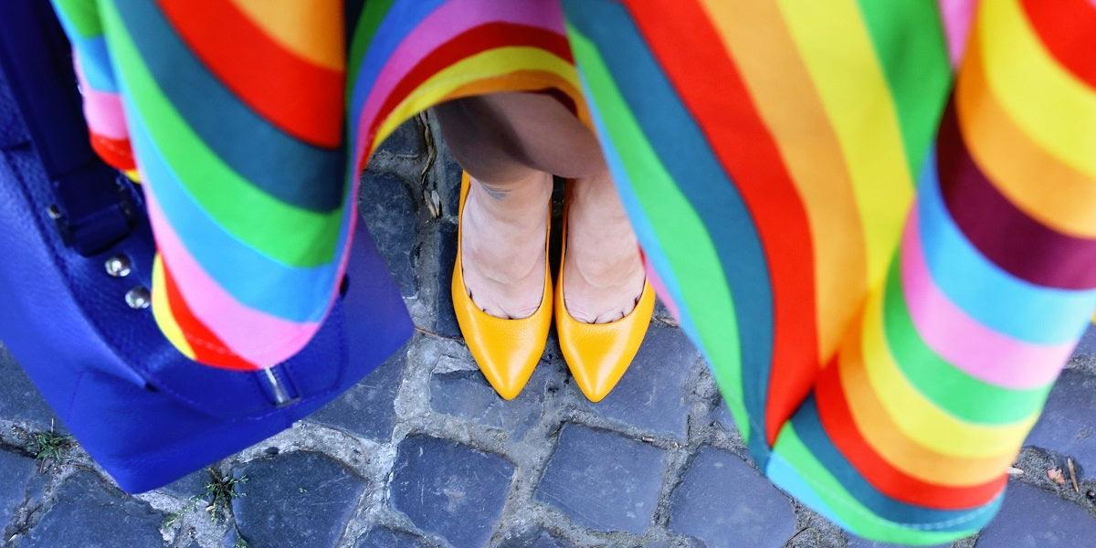 a-woman-wearing-the-colorful-dress