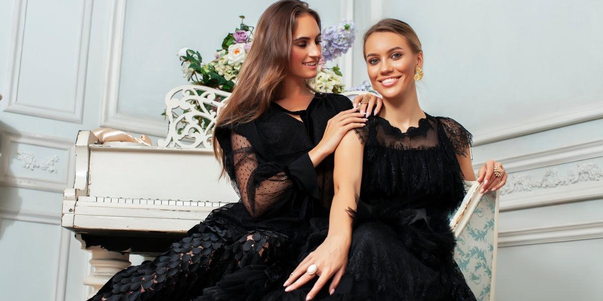 black evening dresses