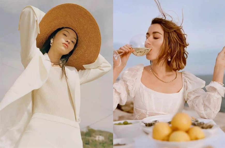 two-women-wear-white