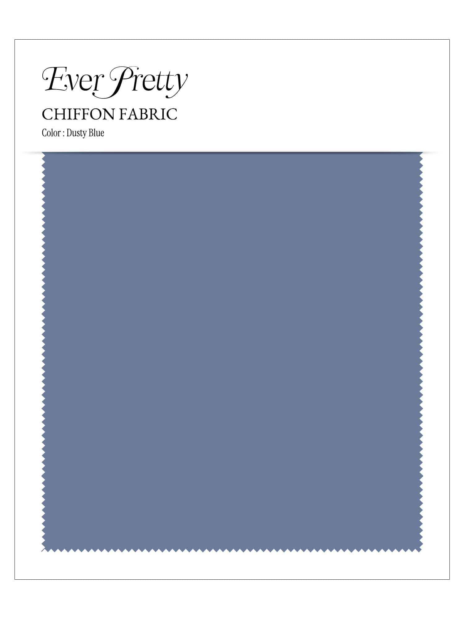 Ever-Pretty Chiffon Swatch #Color_Dusty Blue