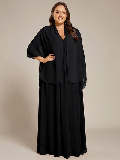 CHARLEE|Elegant Chiffon Shawl for Special Occasions