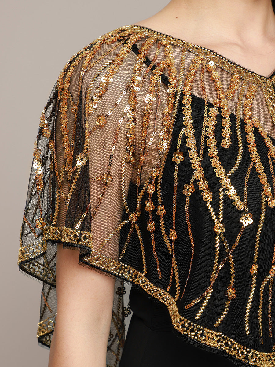 Sparkly Embellished Shawls for Special Occasions #style_EA02715KG