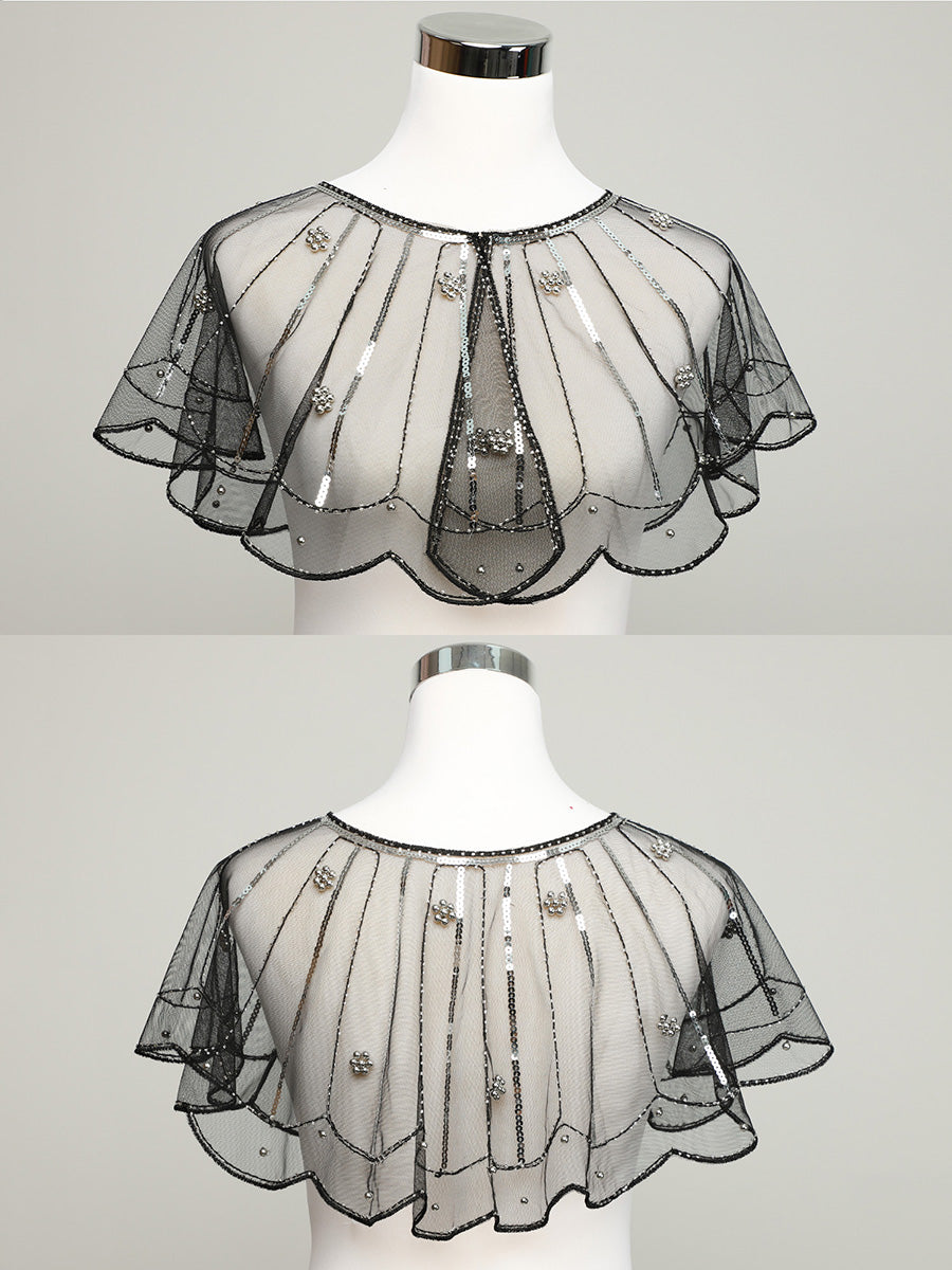 Sparkly Tulle Shawl For Special Occasions