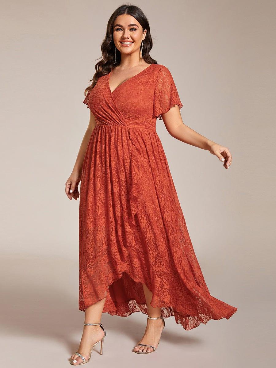 Burnt Orange Bridesmaid Gowns #style_EE01489BO