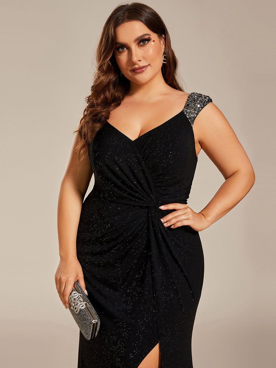Black Formal Dresses #style_EE01888BK