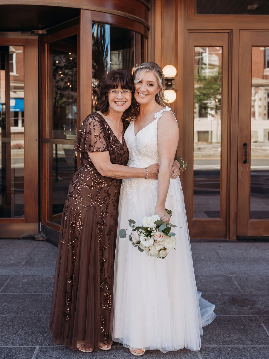 Tiered Tulle Sequins Ruffle Sleeve Evening Dress #color_Chocolate Brown