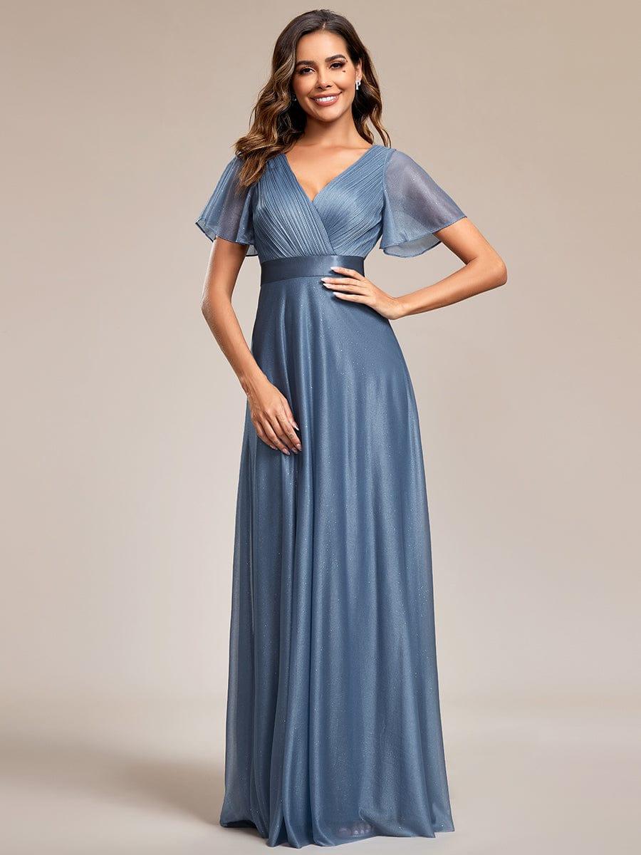 Dusty Blue and Navy Bridesmaid Gowns#style_EE50159DN