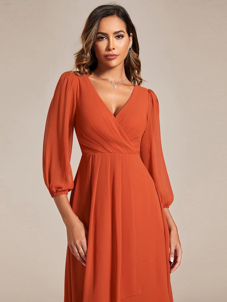 Burnt Orange Bridesmaid Gowns #style_EG01926BO