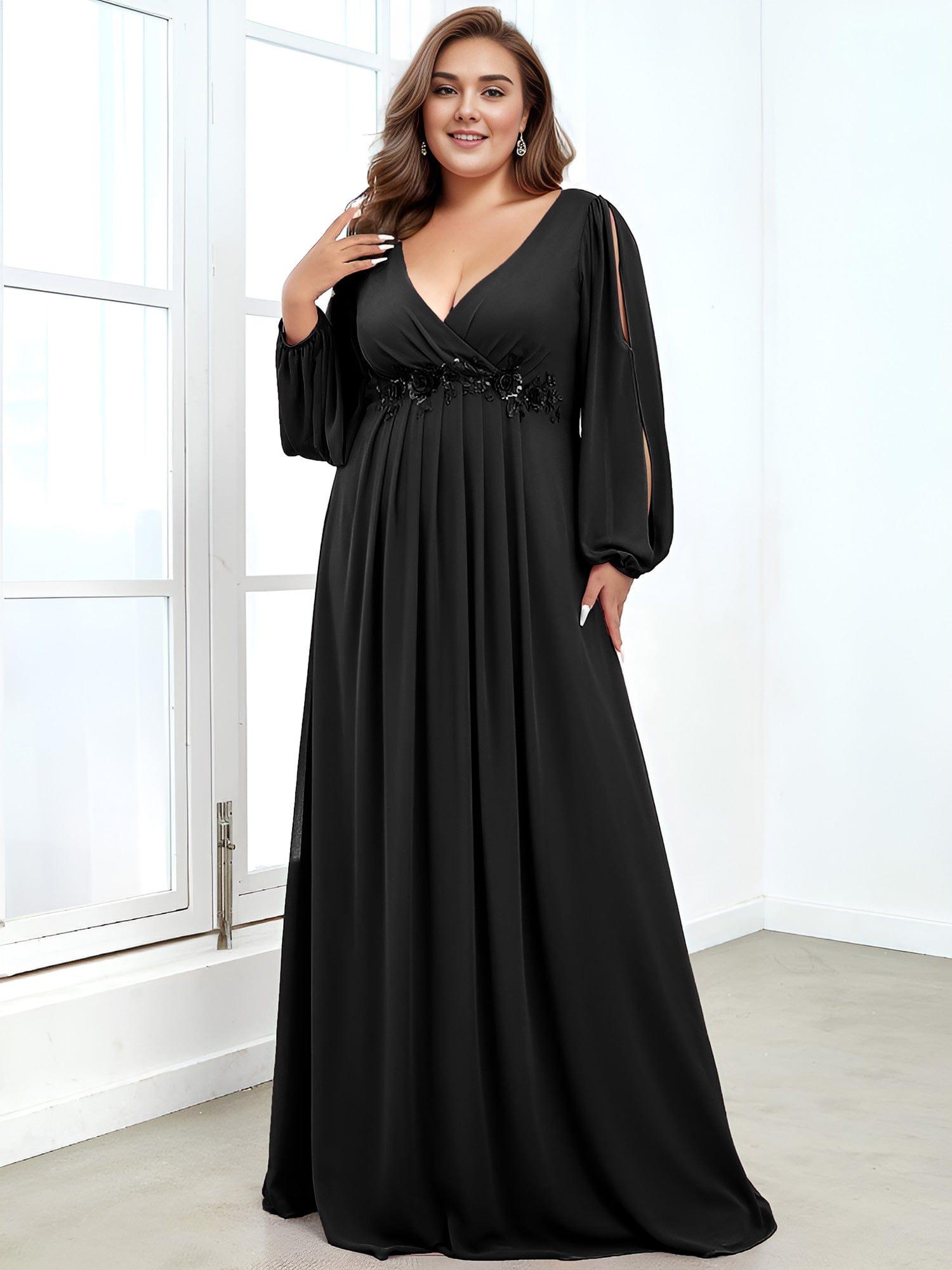 Black Formal Dresses #style_EP00461BK
