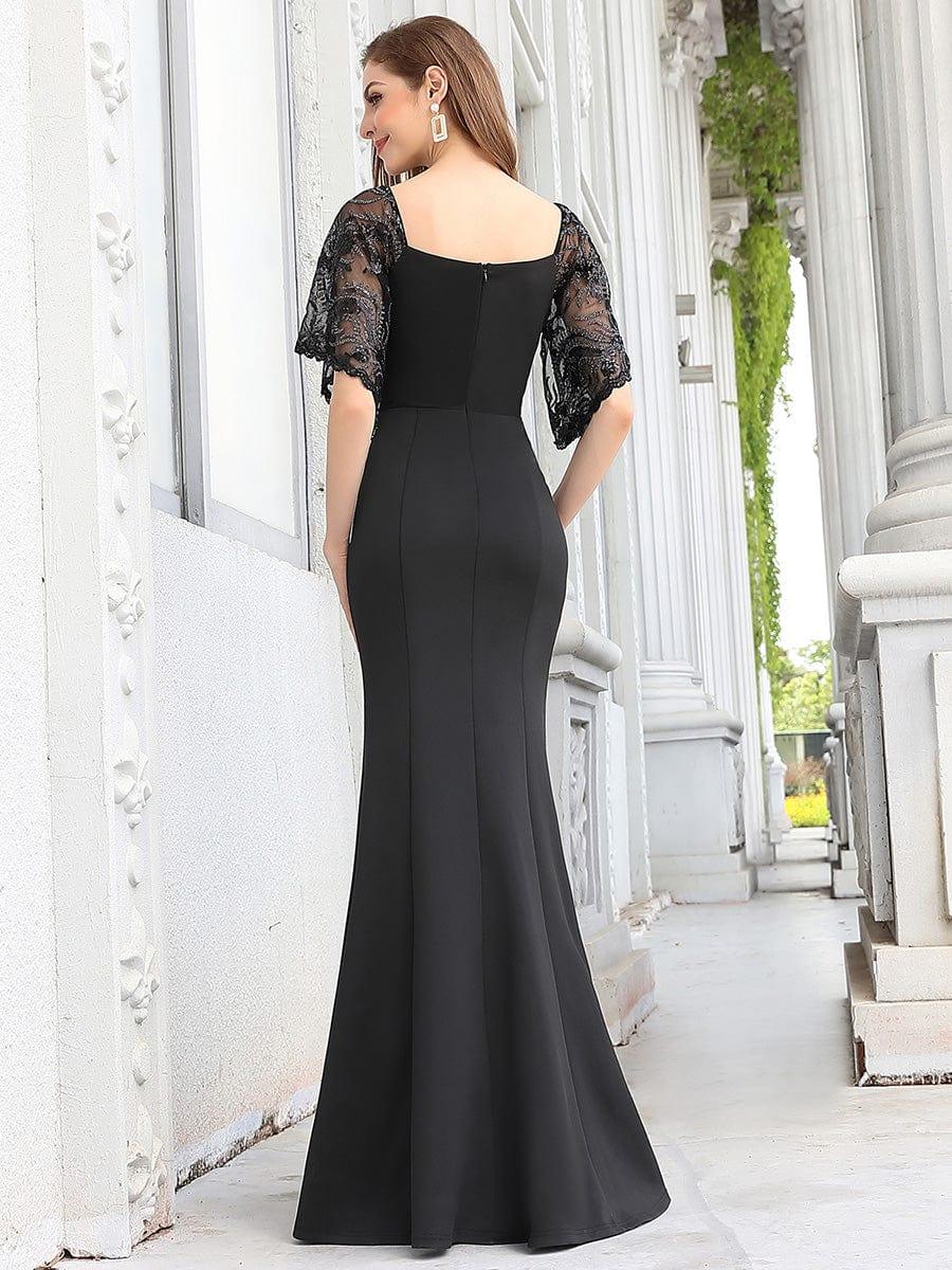 Black Formal Dresses #style_EP00550BK