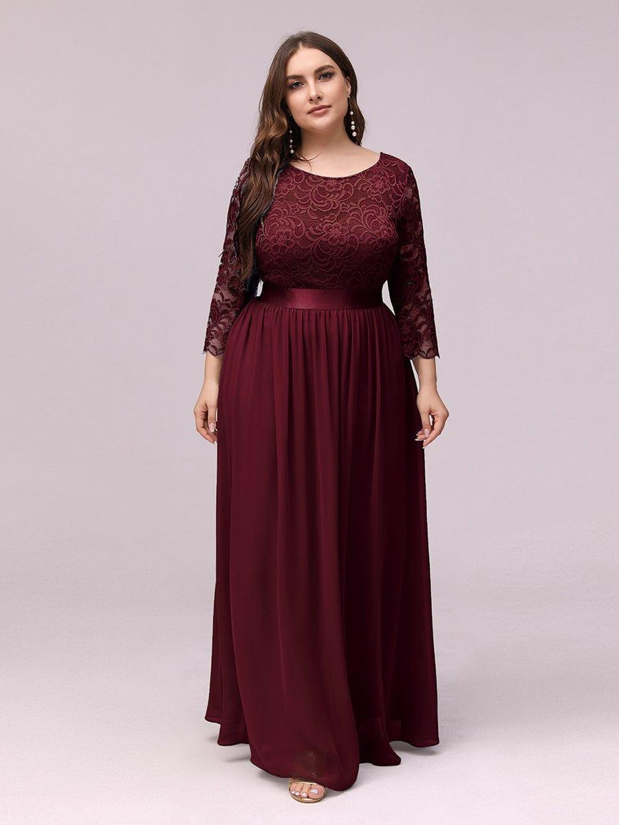 Burgundy Bridesmaid Gowns #style_EP07412BD