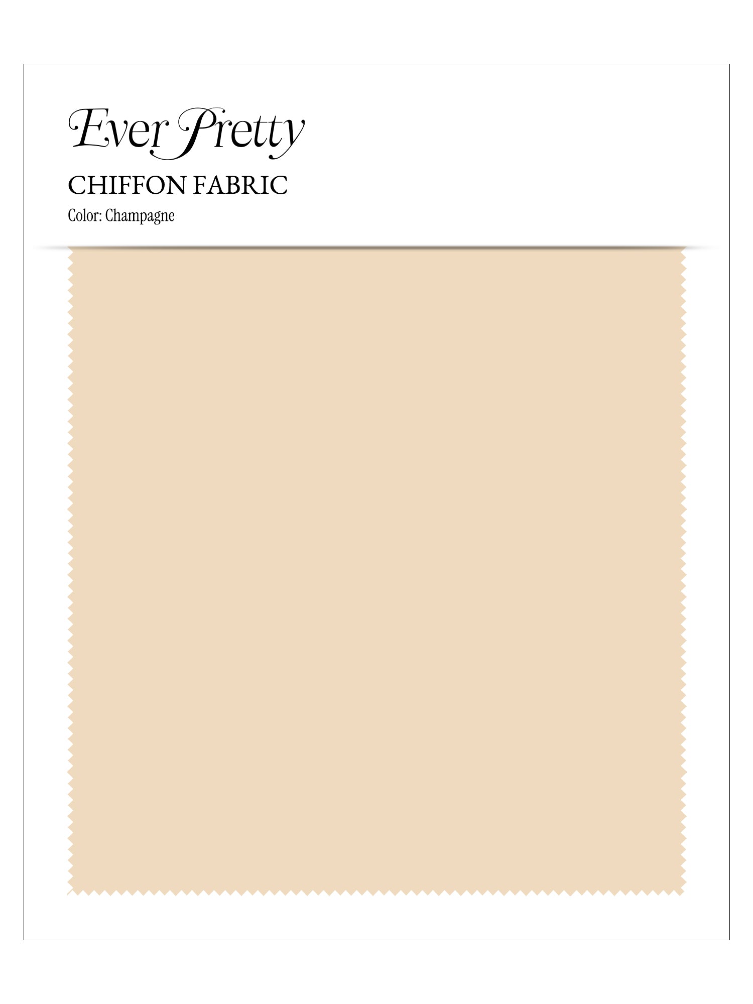 Ever-Pretty Chiffon Swatch #Color_Champagne