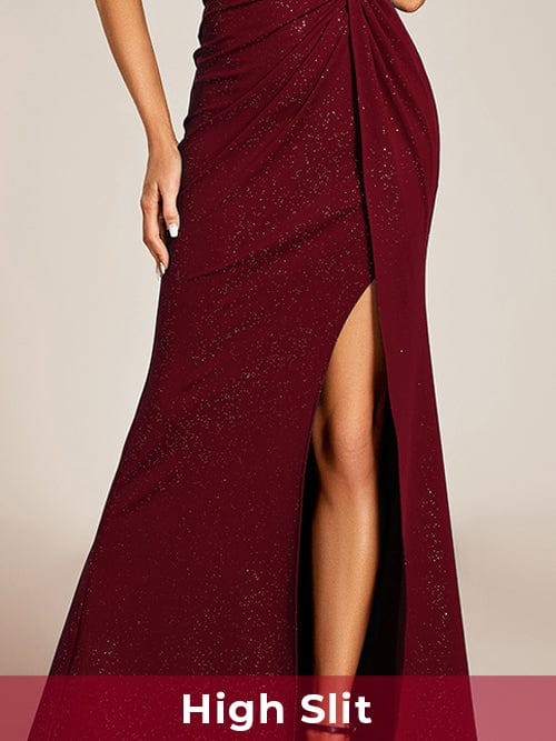 High Slit Adds Height And Movement