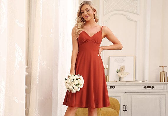 Orange Homecoming Dresses