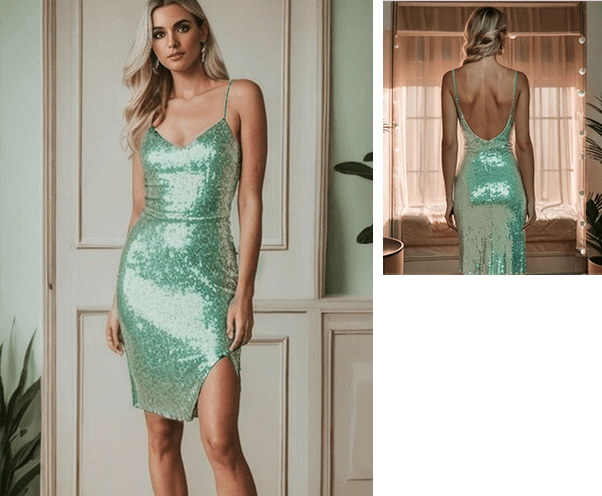 Open Back Homecoming Dresses