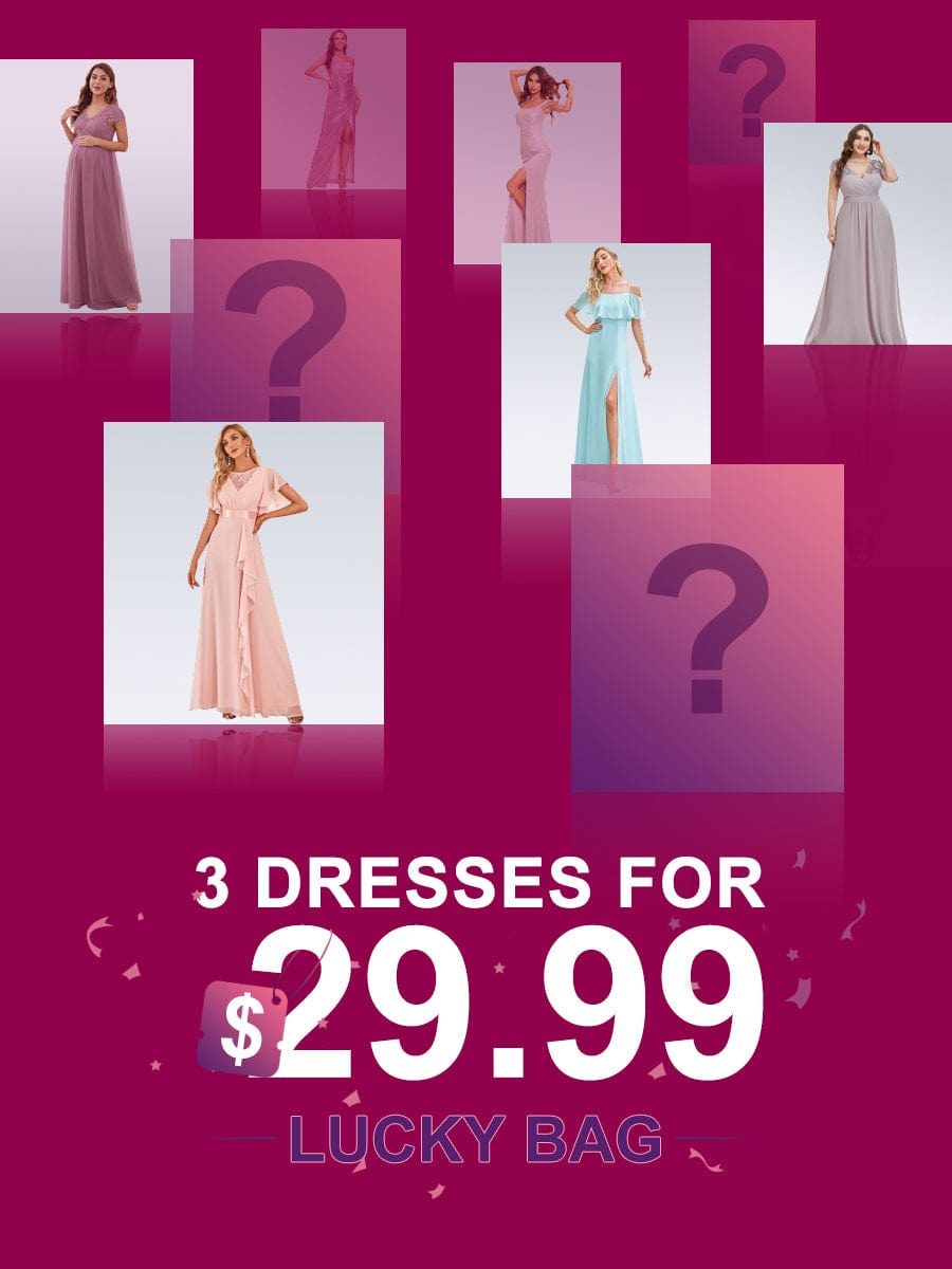 Ever-Pretty Lucky Bag: 3 Dresses for $29.99 #Style_2 Dresses+3 Clothes Ever-Pretty Lucky Bag: 2 Dresses+3 Clothes for $29.99