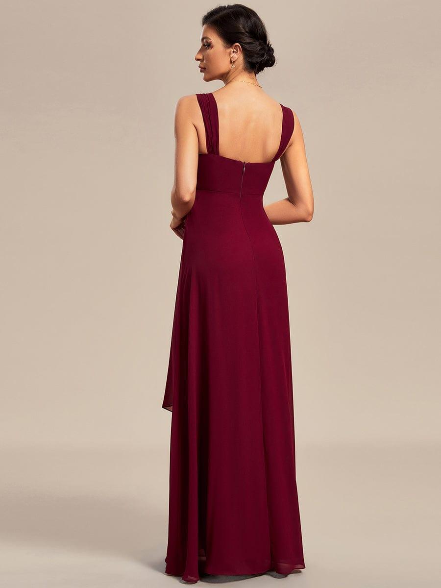 Two-Piece Square Neck Chiffon A-Line Mother of the Bride Dress