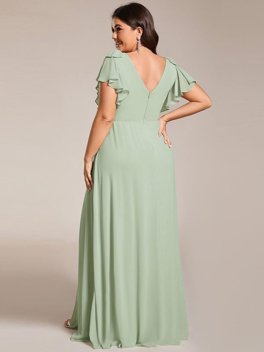 Sage Green Bridesmaid Gowns #style_ES02080MG