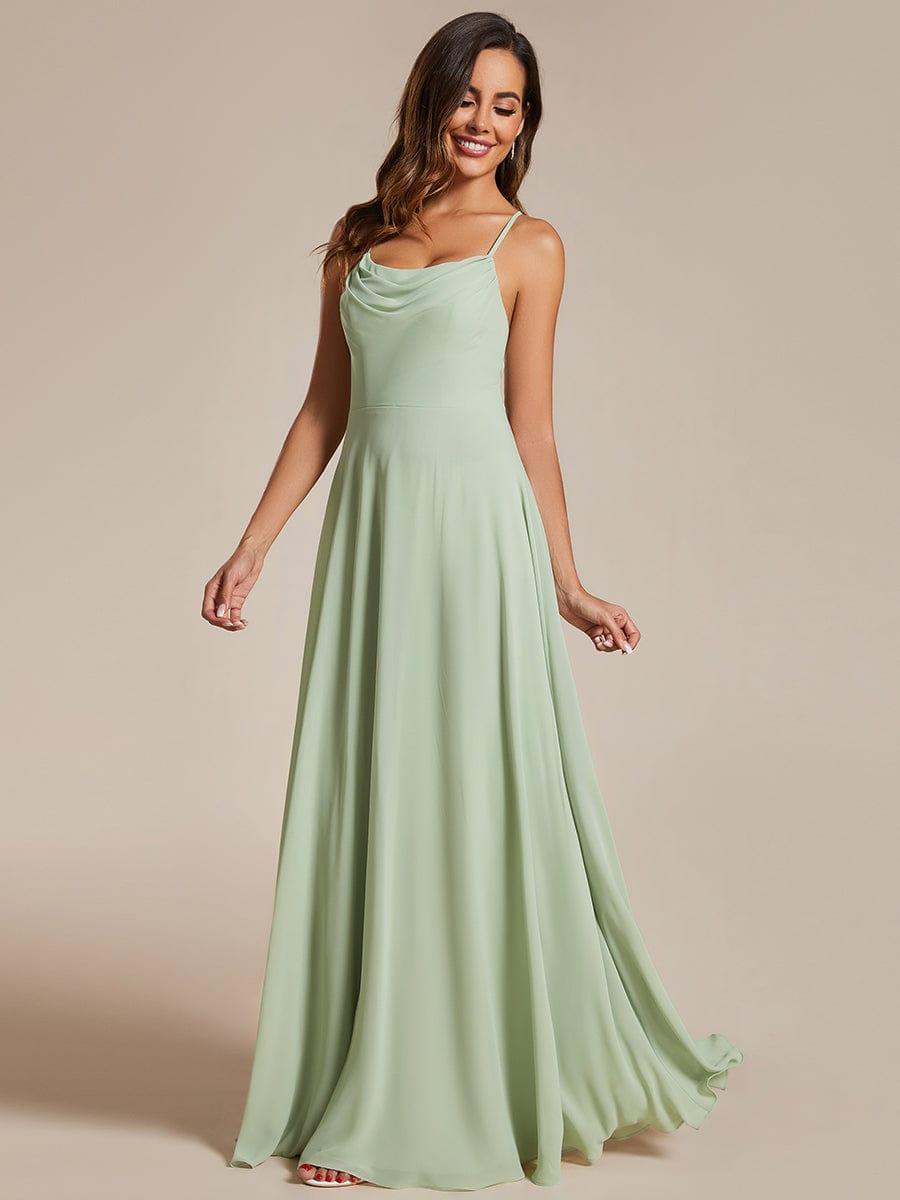 Sage Green Bridesmaid Gowns #style_ES02094MG