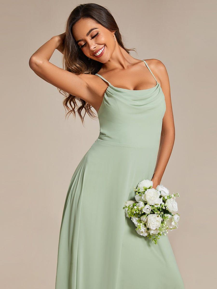 Sage Green Bridesmaid Gowns #style_ES02094MG