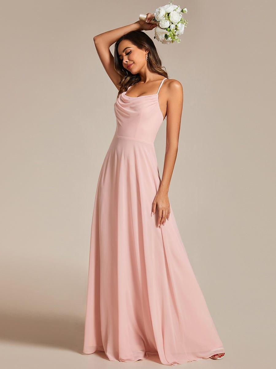 Pink Bridesmaid Gowns #style_ES02094PK