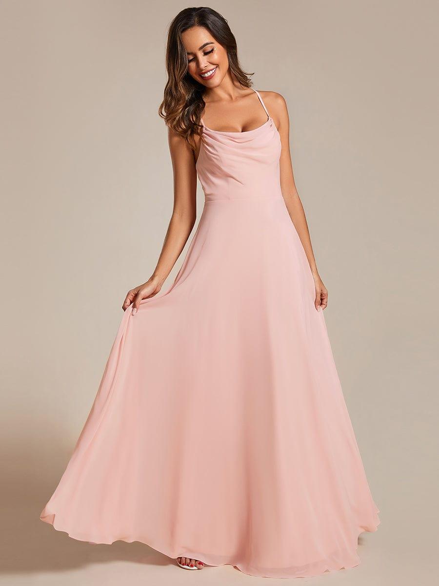 Pink Bridesmaid Gowns #style_ES02094PK