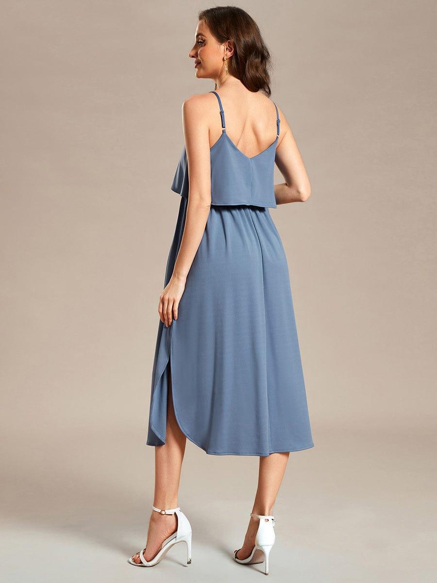 Airy Adjustable Spaghetti Straps Knee-Length A-Line Maternity Dress Airy Adjustable Spaghetti Straps Knee-Length A-Line Maternity Dress