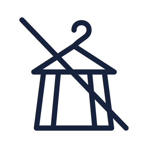 Do not store a dress on a wire hanger