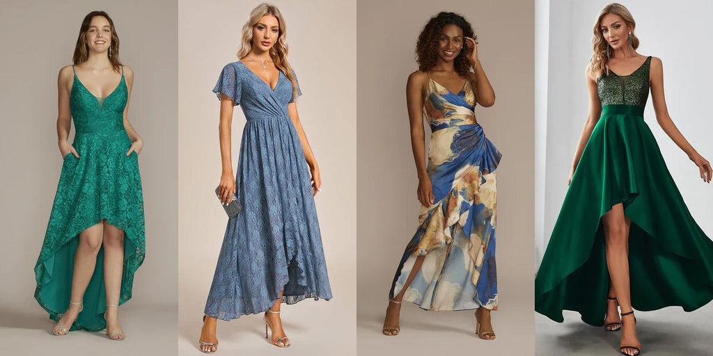 high low fall dresses Sparkly High-Low Dress for Cruise & Evening Events
