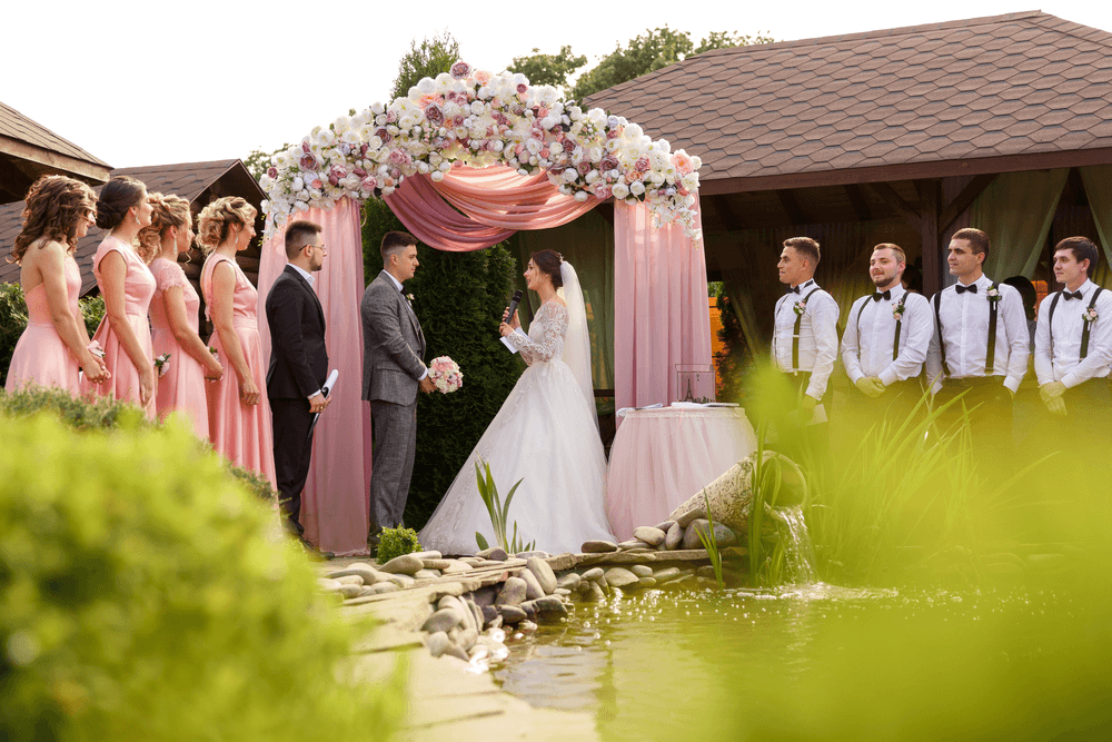 ever pretty pink bridesmaid dresses Chic and Timeless: Embracing the Charm of pink bridesmaid dresses Beige Lace Mock Neck Options:Made in Indonasia It is friendly to campaign:salt-and-stripes