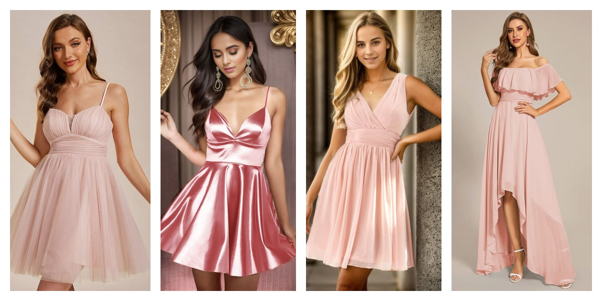 Pink Homecoming dresses
