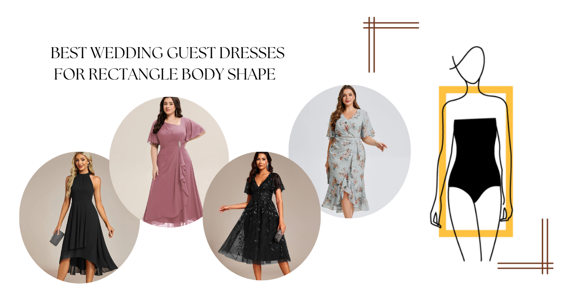 Best Wedding Guest Dresses for Rectangle Body Shape