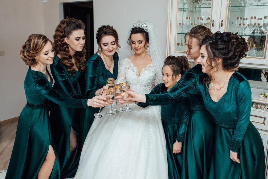 square neck puff sleeve bodycon dress Stylish Tapered bridal 2025 modern maternity look that Color:DustyRose Olive Green Satin Pale