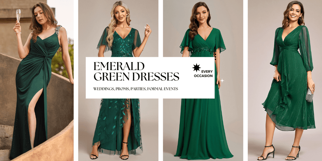 green emerald velvet dress Emerald Green Strappy Back Slit Satin Prom Dress