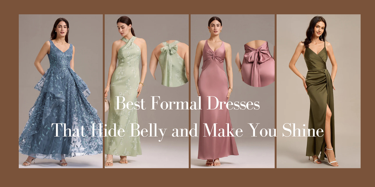 Formal Dresses for Women That Hide Belly and Flatter