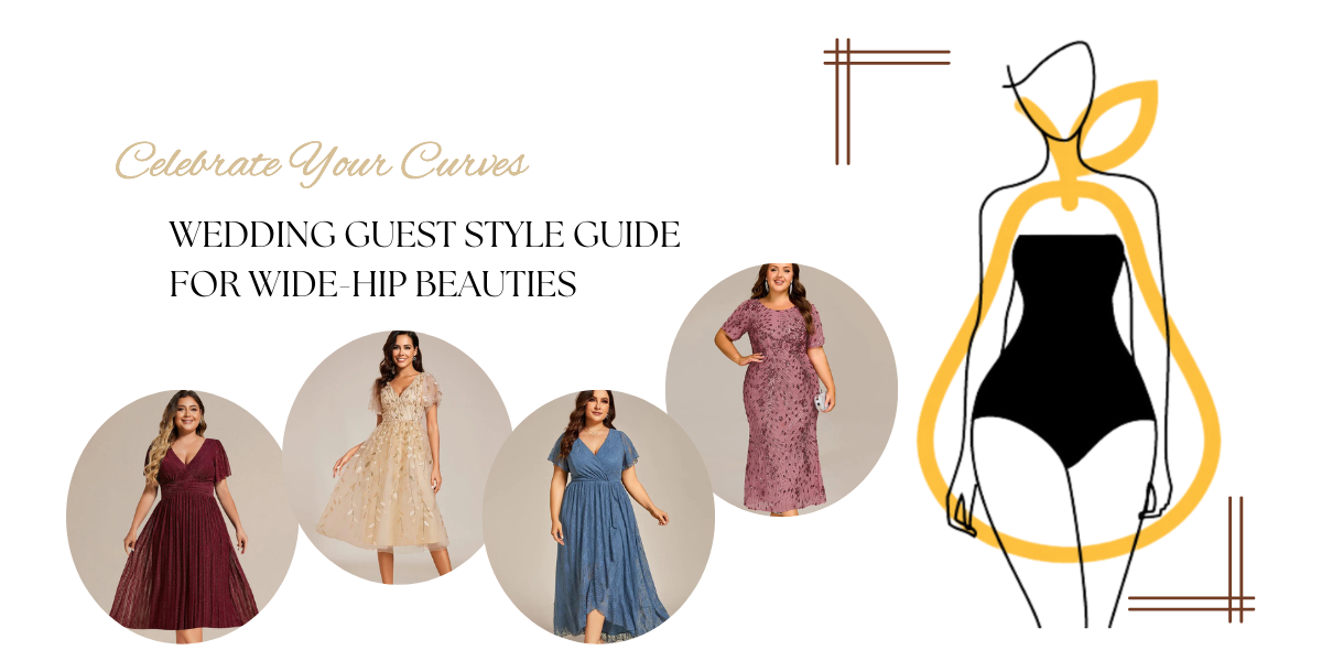 Top 15 Wedding Guest Dresses to Flatter Wide Hips and Celebrate Your Curves