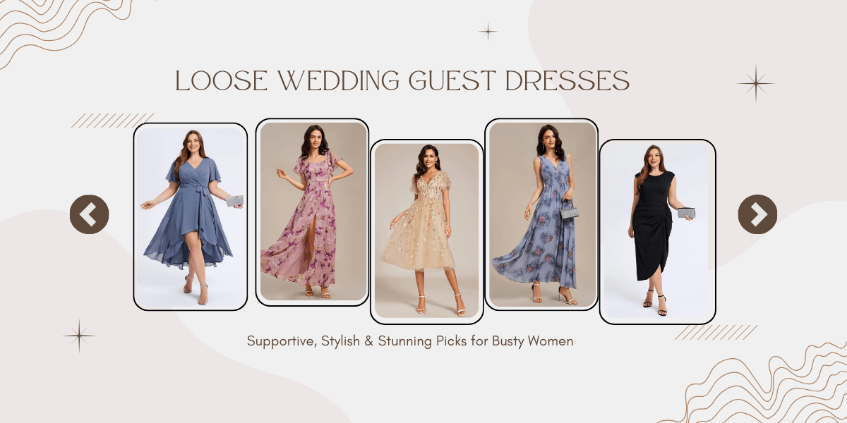 Best 17 Loose Wedding Guest Dresses for All-Day Comfort