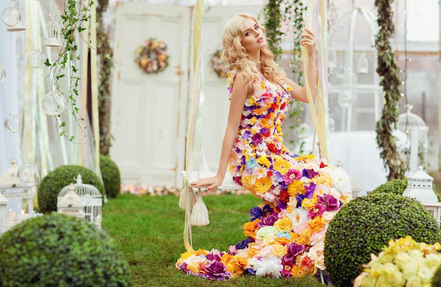 a-beautiful-woman-wears-a-floral-dress