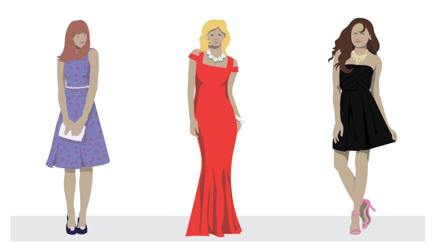 Check The Silhouette Dress main image 1