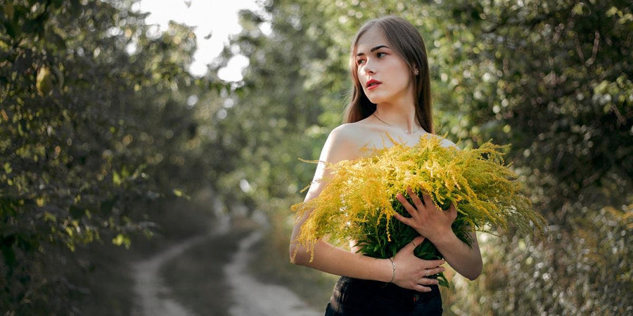 selfies-with-flowers