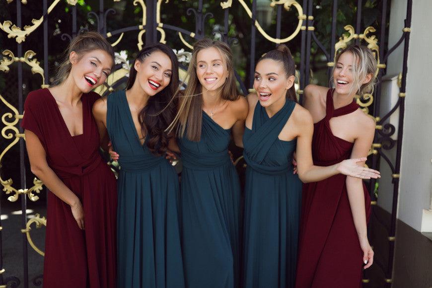 emerald green full length dress Emerald Green Long Strapless Stretch Satin Dress With Sweetheart Neck main image 1