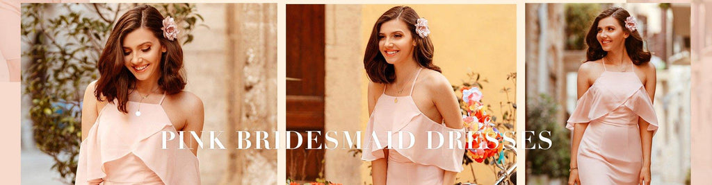 sachin and babi light blue dress Pink Bridesmaid Dresses - Short & Long Styles