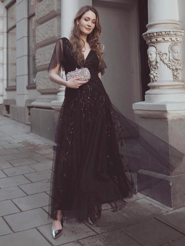 pretty ASTRAL|Plus Size Floor Length Formal Evening Gowns for Weddings Fan Photos 11
