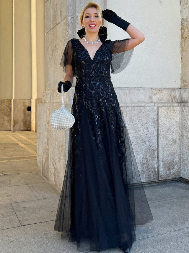 pretty ASTRAL|Plus Size Floor Length Formal Evening Gowns for Weddings Fan Photos 6
