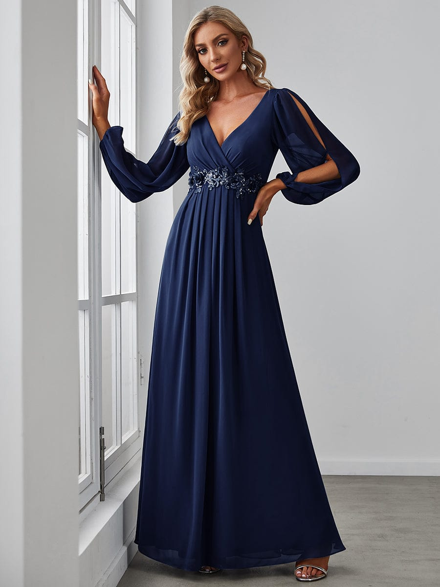 navy blue formal dresses