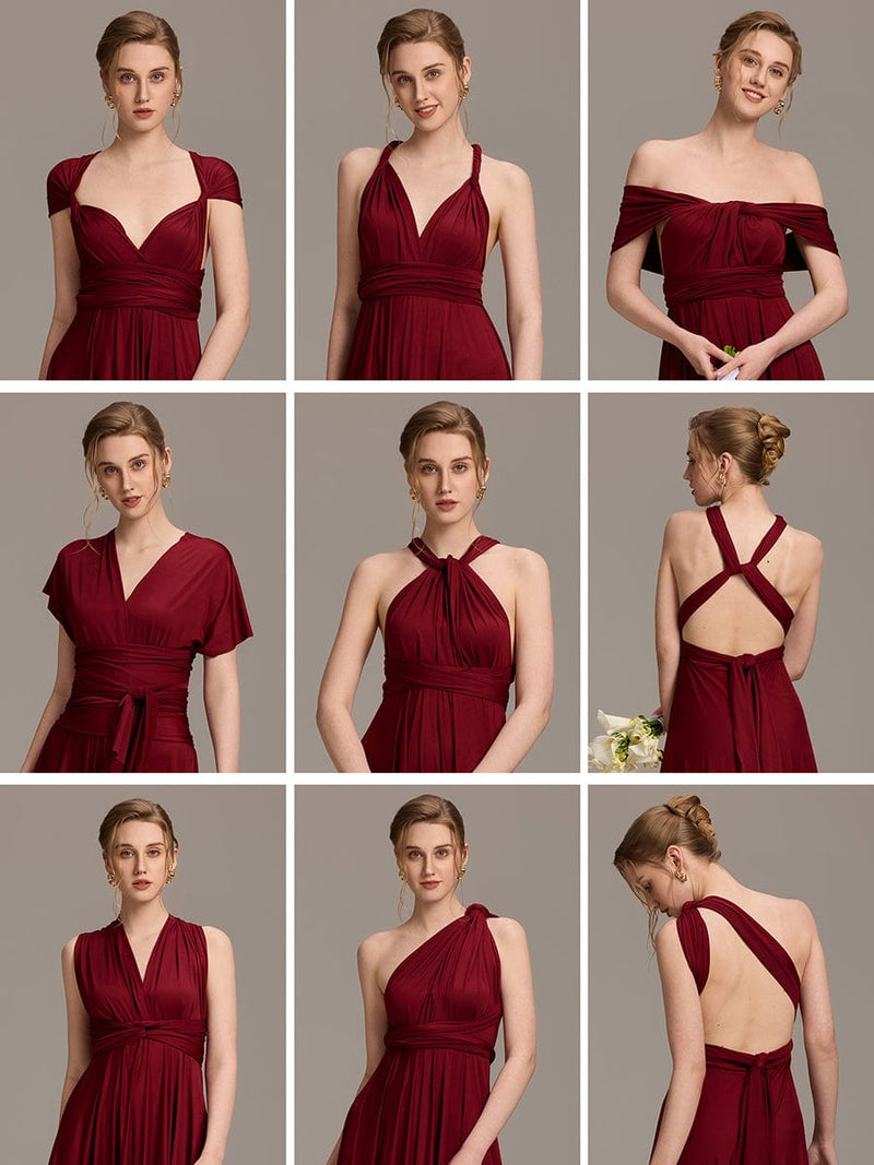 Versatile Convertible High Stretch Bridesmaid Dress