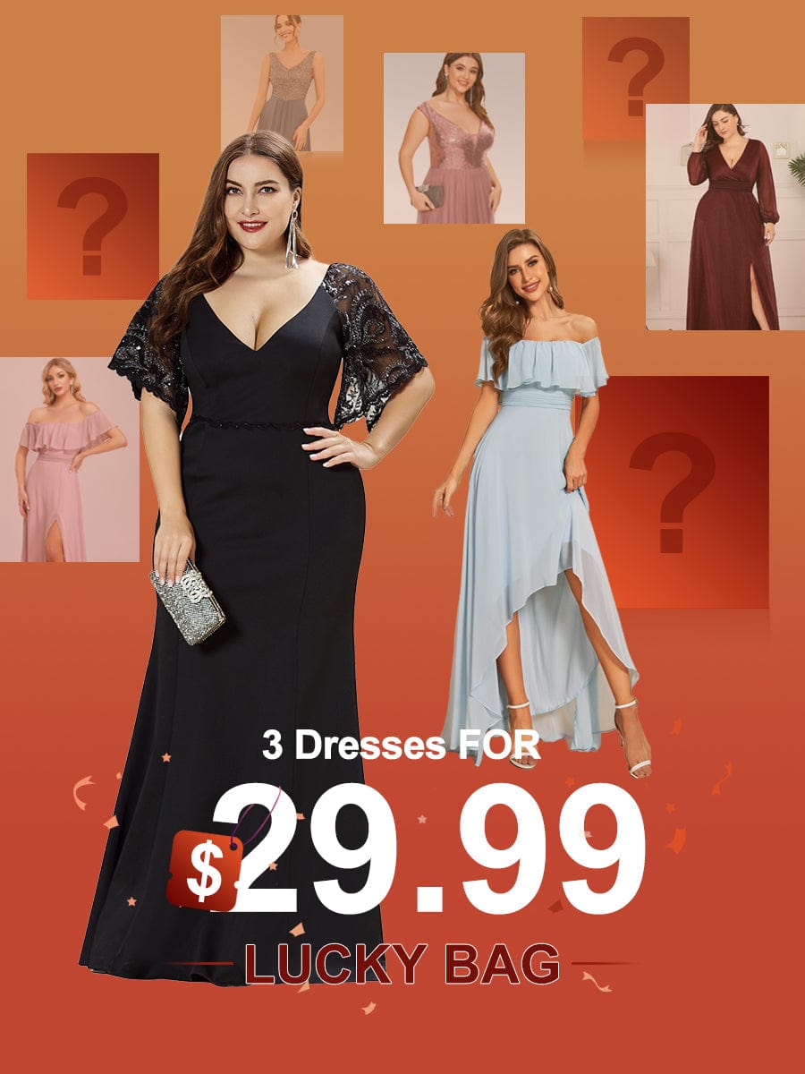 Ever-Pretty Lucky Bag: 3 Dresses for $29.99 #Color_Random Color